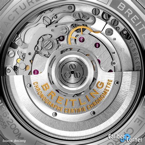 breitling movement chart